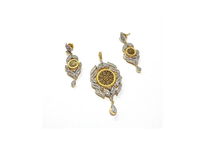 Gold Plated | Filigree Pendant Set